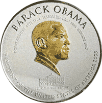 Obama Bush Coin
